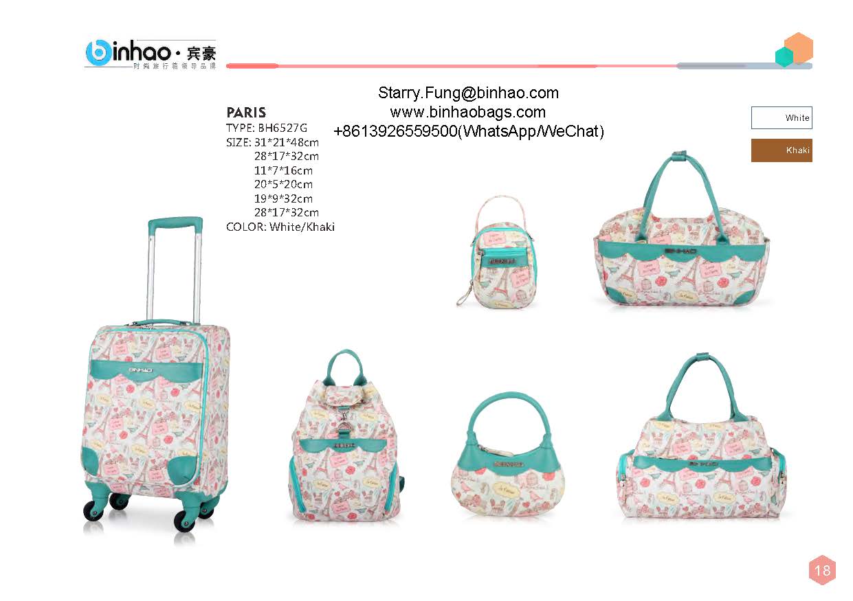 Binhao Luggage New Designs