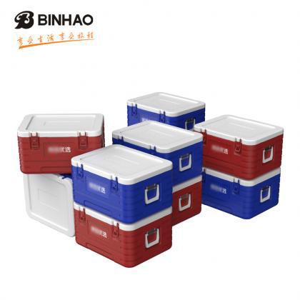 Delivery courier carry fresh Cooler box Insulated delivery transport case